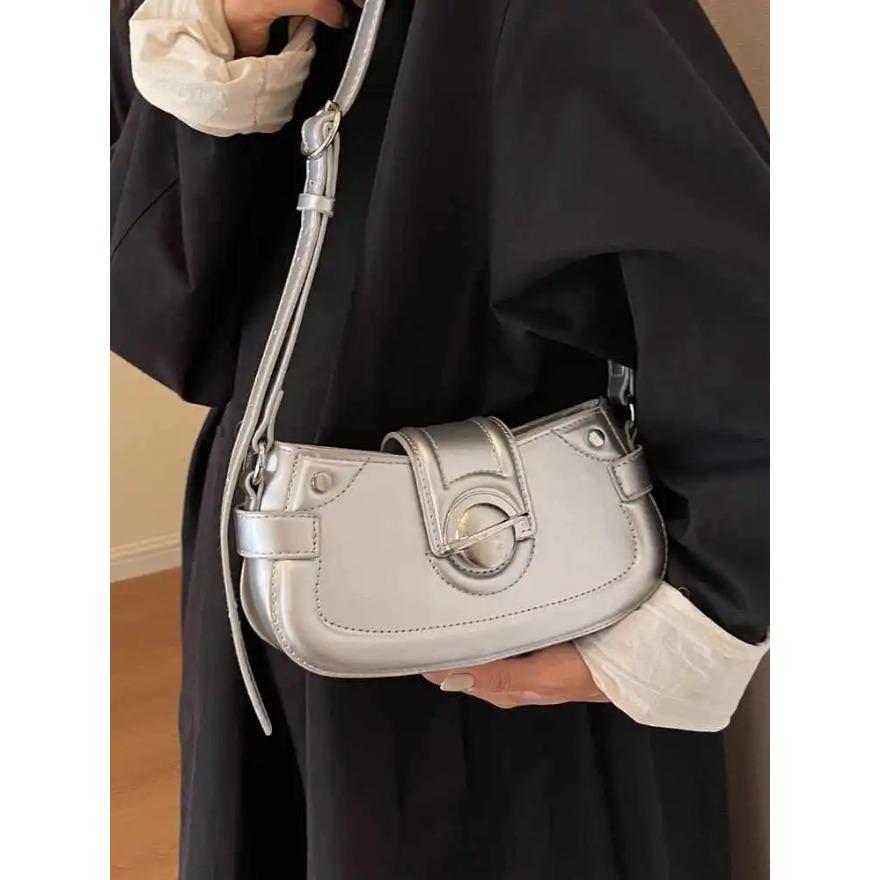 Trendy Flap Small Square Bags for Women Autumn Winter PU Leather Classic Crossbody Bags Lady Casual Phone Purse