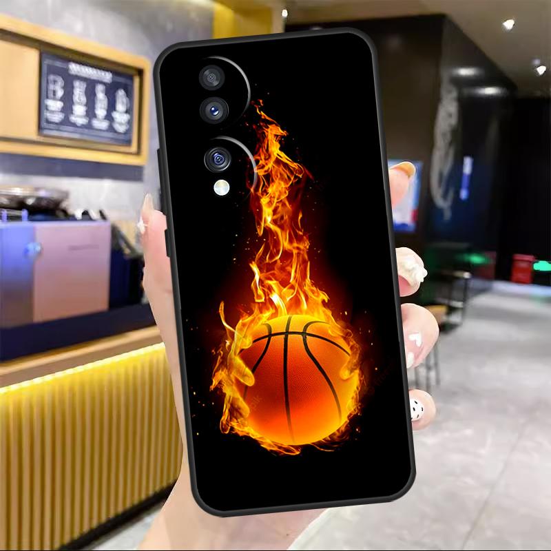 

Basketball On Fire Case For Honor X7a X8a X9a X6a X8 X9 X6 X7 10 50 90 70 Lite 8X 9X Magic 4 Lite 5 Pro Cover Honor 90