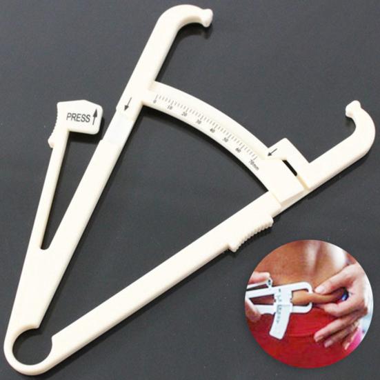 Fitness Skinfold Weight Loss Body Fat Tester Measure Chart Caliper Analyzer