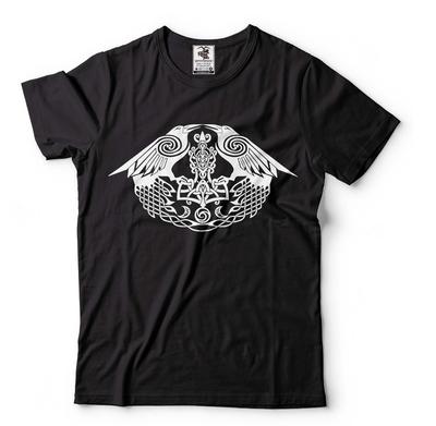 Viking Ravens T-Shirt: Norse Mythology Tee