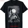 Best New Scary Satanic Priest Grim Reaper Lucifer Occult Gothic T Shirt Vintage Washed Soft Stretched Streetwear Breathable