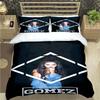 Berühmte Sängerin S-Selena G-Gomez Druck Bettwäsche Sets Bettwaren Set Bettbezug Bettdecke Set Bettwäsche Set Luxus Geschenk