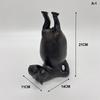 Yoga Hippo Resin Figurine Zen Pose Animal Sculpture Indoor Decor Home Gym Table Centerpiece For Fitness Lovers Birthday Gift