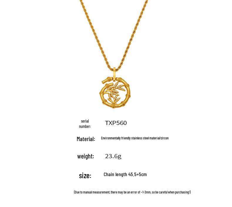 Elegant Bamboo & Diamond Pendant Necklace Bracelet with Freshwater Pearls On a Luxurious Braided Chain