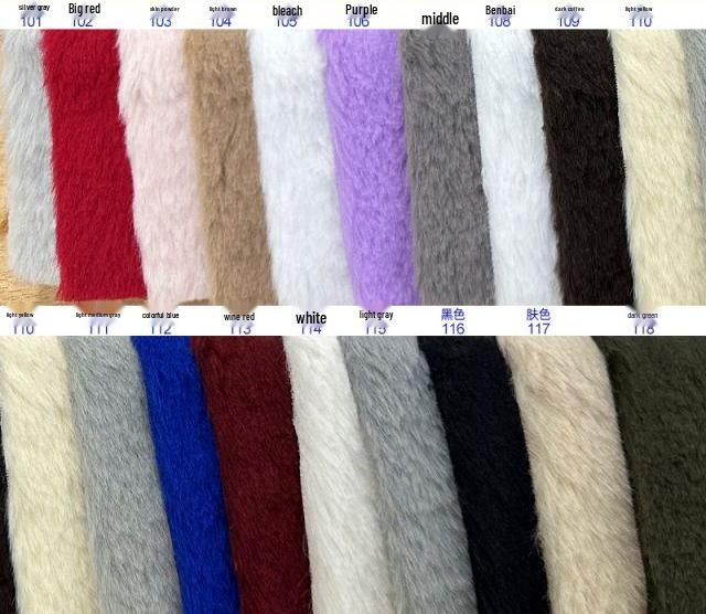 Available Now: Plush Fabric for Crafts—Rabbit Fur, Mink Fur, Faux Rabbit Fur—Perfect for Toys, Bags, Clothing, and Scarves.