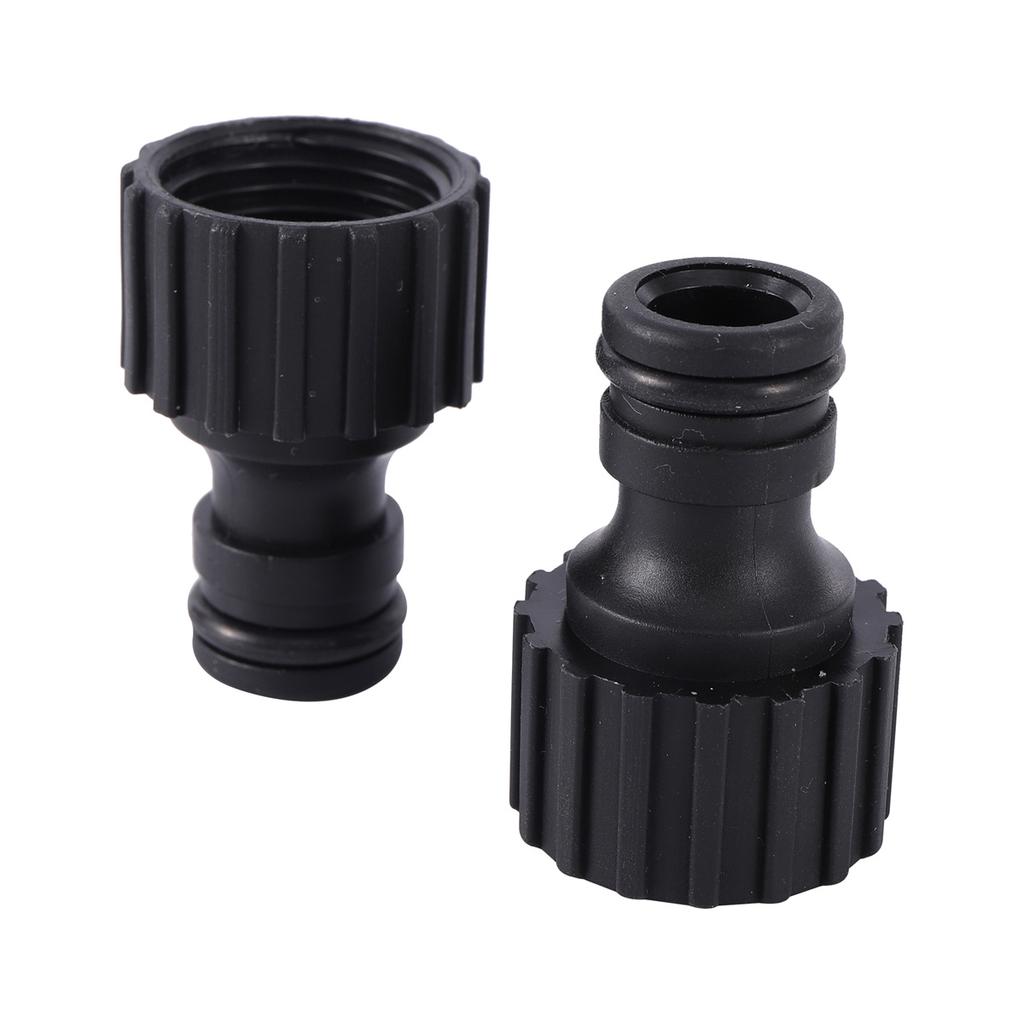 16mm Nipple Quick Connectors Plastic 1/2 3/4 Inch Male Female Thread Water Gun Adapters Garden Irrigation Coupling Faucet Joints