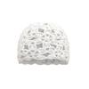 Hollow Knitted Pullover Hat Solid Color Beanies Cap Sweet Crochet Flower Hat  Girls