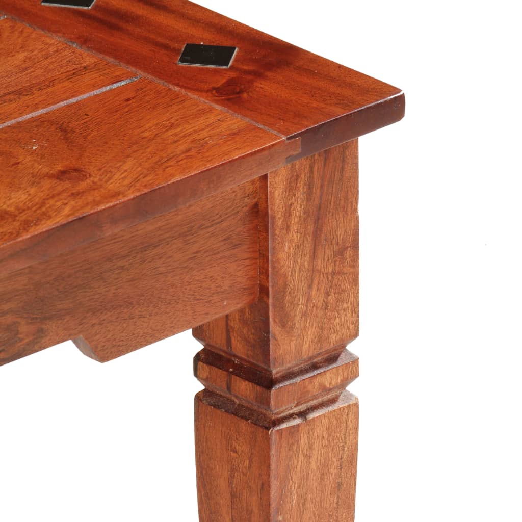 Coffee Table 110 X 50 X 35 Cm Solid Acacia Wood