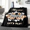 Custom Name Game Controller Theme Printed Blanket - Perfect for Couch, Bed, Travel & Outdoor Use | Machine Washable, Cozy & Durable.