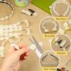 Tessuto di Pizzo Bianco Ricamato con Fiori di Margherita, Larghezza 2,5/3,5CM, Nastro di Pizzo, Colletto per Abito, Cappello, Accessori per Capelli, Rifinitura per Cucito, Decorazione