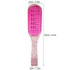 Professional Double Sided Hair Straightener Soft Hair Hair Straightener Clamp Brush  Salon Use