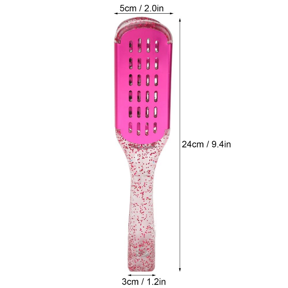 Professional Double Sided Hair Straightener Soft Hair Hair Straightener Clamp Brush Salon Use