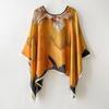 Shawls Summer Beach Sexy Women Fashion Print Chiffon Smock Bikini Cover Up Loose Blouse Sunscreen Comfortable Poncho Hot