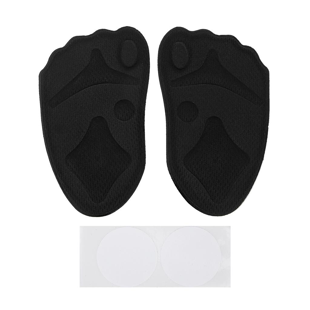 Měkké vložky pod přední část chodidla Prodyšné Ulevující od bolesti Elastické odpružení přední části chodidla Vložka do bot Černá