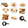 Egg Design Magnet Kitchen Decoration Magnet 3D Resin Simulated Refrigerator Decorative Fridge Memo Notes Photo Holder for Home Office