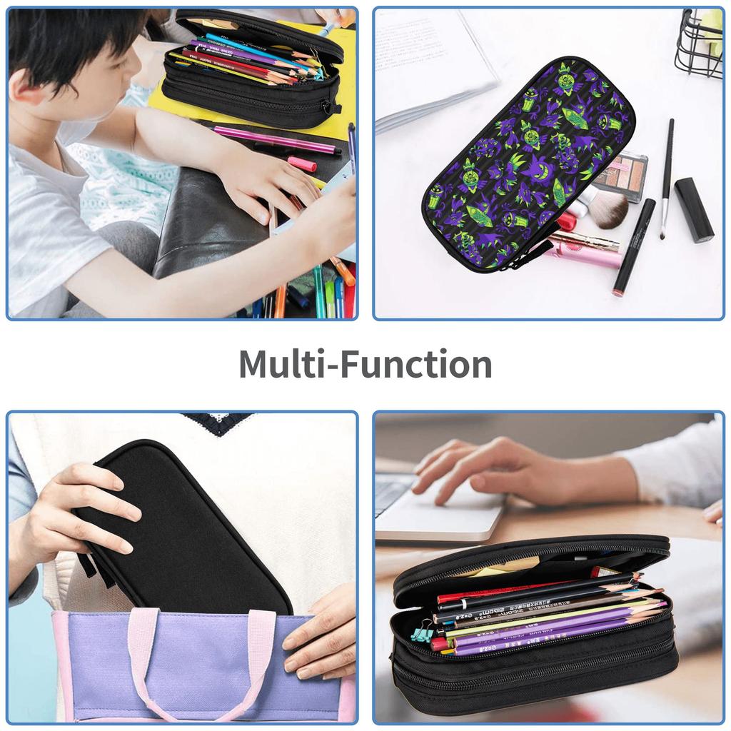 Custom Cartoon Pokemon Theme Large Capacity Bags for Child School Pencil Bag for Boys Gilrs Kids