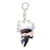 Anime Jujutsu Kaisen Keychain Gojo Satoru Fushiguro Megumi Kawaii Keychains Pendant Anime Peripheral Gift