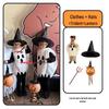 Halloween Pumpkin Ghost Costume Set for Boys with Cloak, Cape & Props