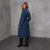 IHUASU Autumn Fashion Casual Retro Style Denim Women's Wide-cut Trench Coat