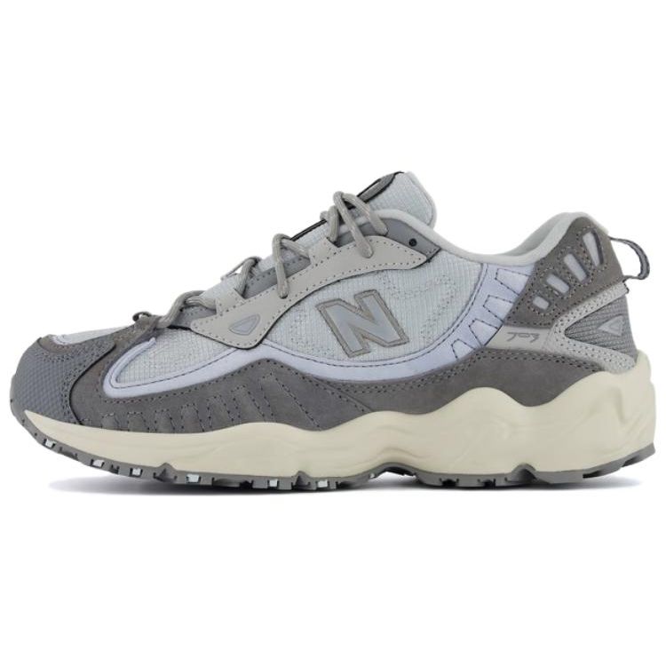 New Balance Nb 703 Fabric Synthetic Leather Pigskin Comfortable Versatile Wear-Resistant Breathable Low-Top Casual Shoes Women sneaker Gray WL703GGB