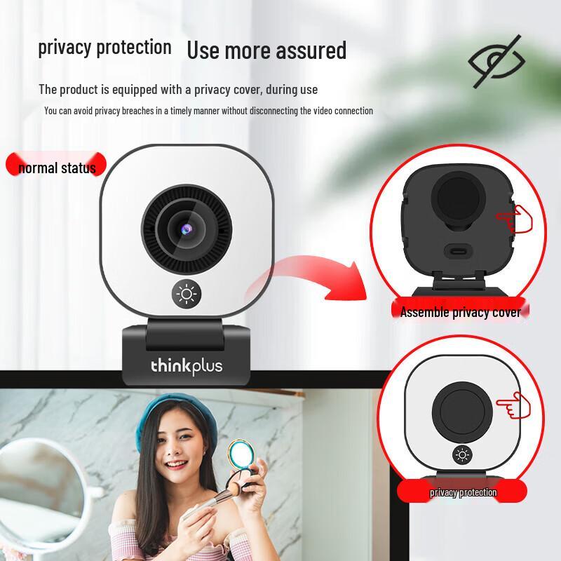 Lenovo thinkplus 4K Live Streaming Webcam WL58A