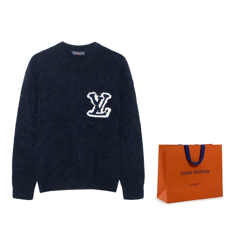 Louis Vuitton Sweater Men's Marine Blue 1A96KK