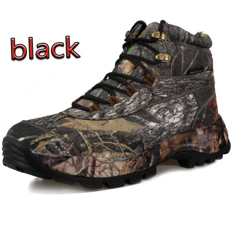2025 Men Tactical Boots Hiking Durable Waterproof Anti-Slip Outdoor Climbing Trekking Shoes High Top Military Tactical Low Boots