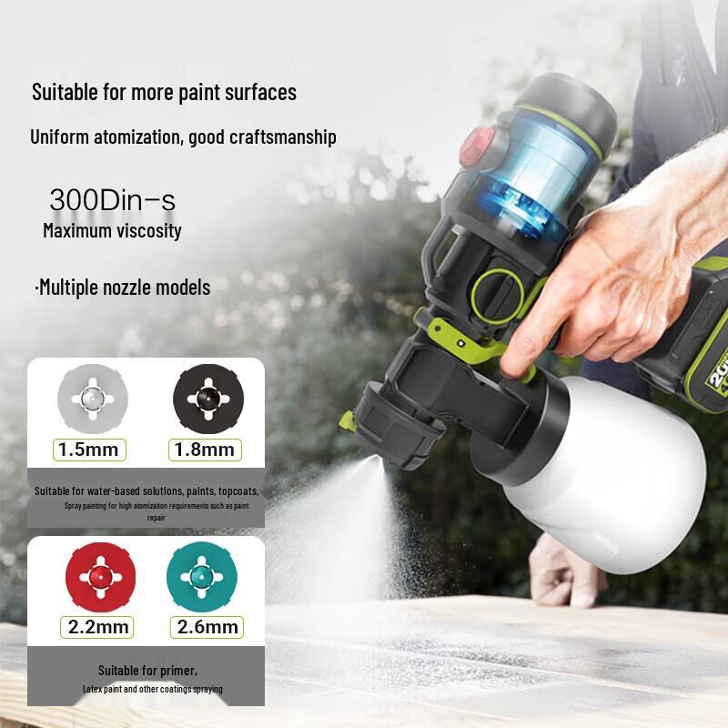 Worx WU056 20V Brushless Cordless Paint Sprayer Kit CN plug (adapter included)