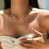Vintage Elegante Türkis Perlen Schlüsselbein Kette Halskette Für Frauen Mode Schmuck