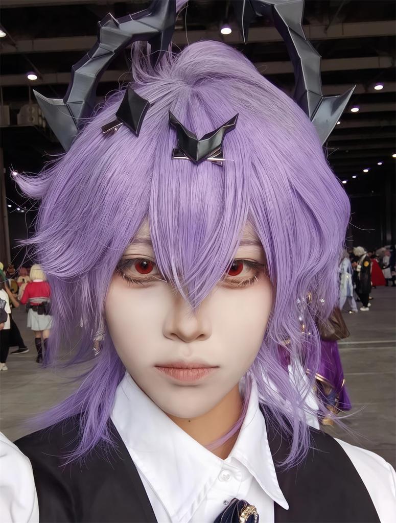 NOKIJP Durin Wig Genshin Impact Cosplay Heat-Resistant Wig Silky Smooth Easy To Style Genshin Impact Durin Dragonoid