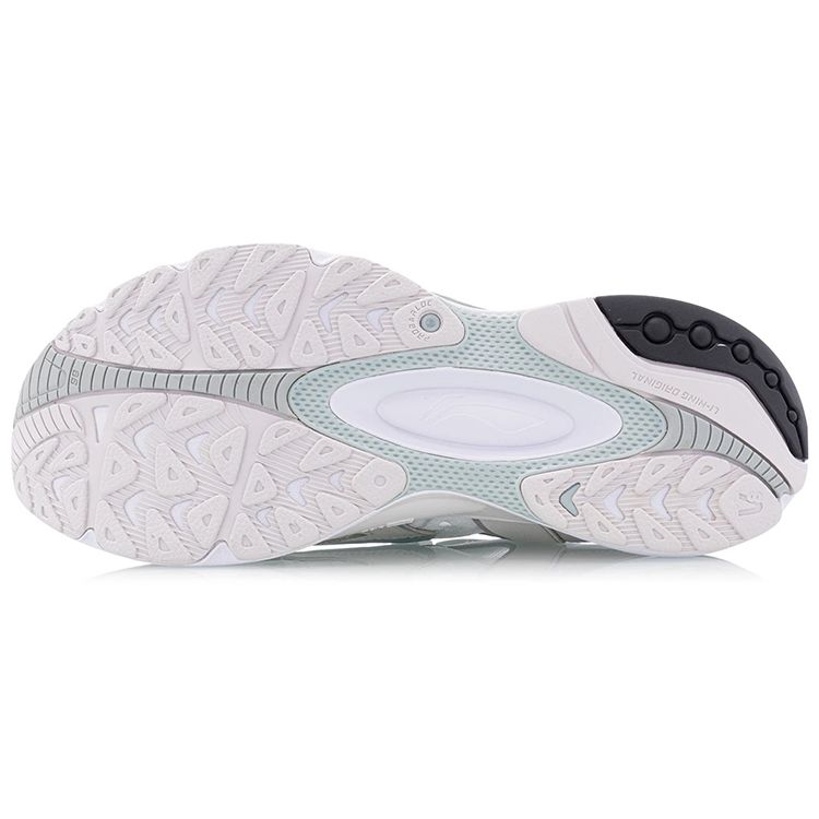 Li Ning V8 Series Shock Absorbing Non-Slip Wear-Resistant Low-Top Running Shoes Women sneaker Gray ARHP128-11