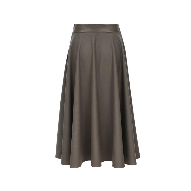 

VEROMODA Women s Wool Blend Pleated Midi Skirt M