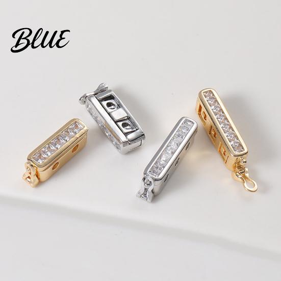 Jewelry Size Adjuster Necklace Shortener for Thin Chains, Adjustable Chain Clip with Rhinestone, Clasp Clasp, Bracelet Making Supplies Anti Slip