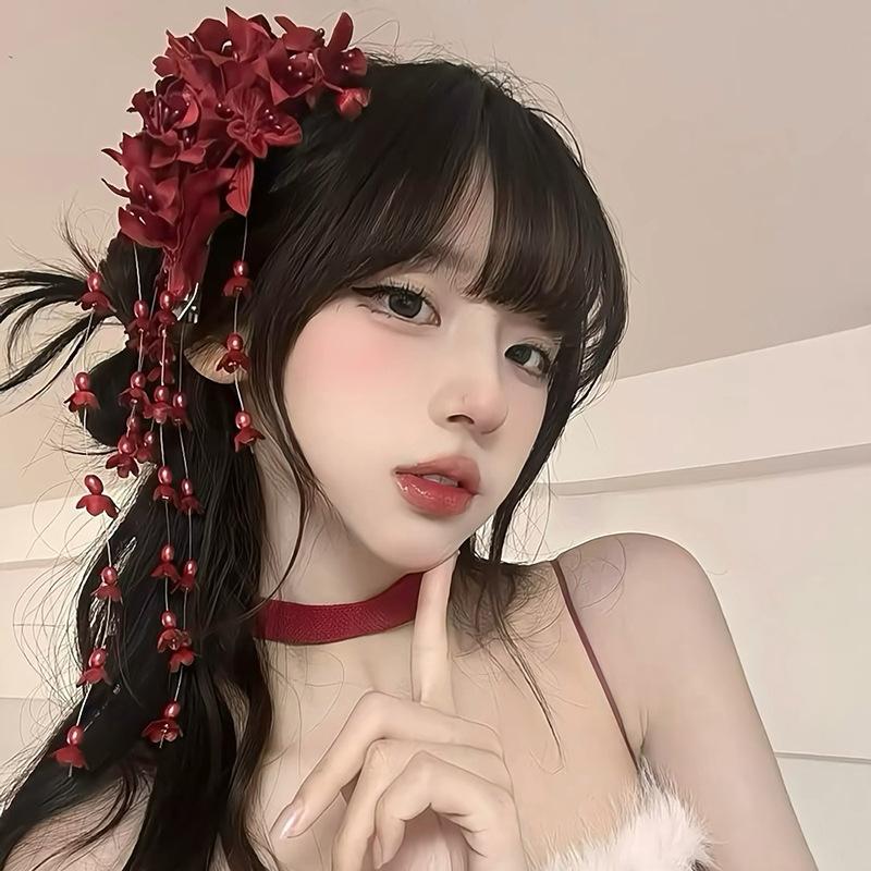 Antique Fresh Lily Of The Valley Flower Handmade Fringed Hairpin Mori Temperament Style Hair Accessories Wedding Headwear