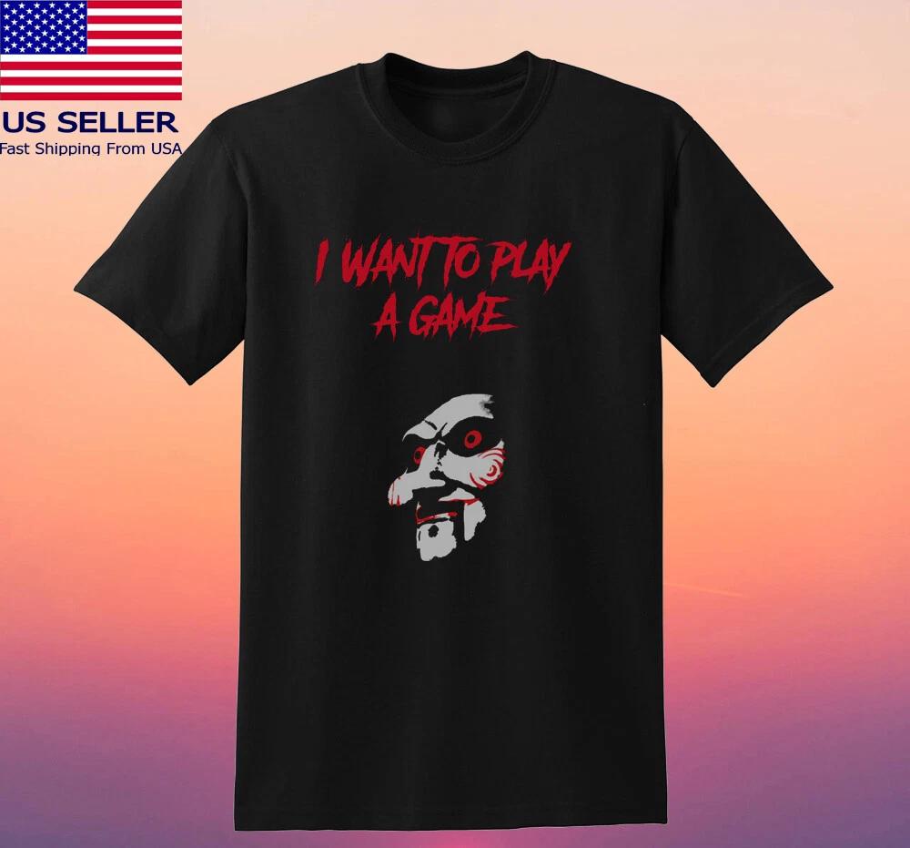 JIGSAW Horror Movie Men s Black Size S-5XL S