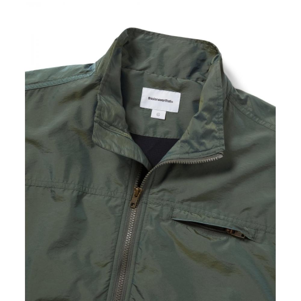 Thisisneverthat Sp Logo Warm Up Jacket Olive Drab