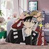 Anime przygodowe Soul Eater Koc na Sofę Biuro Łóżko Samolot Podróż Sen Czytanie Relaks Kemping Miękki i Ciepły
