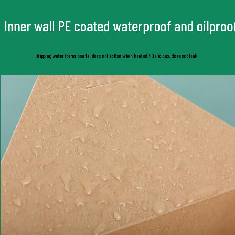 Ventilated Kraft Paper Disposable Takeaway Boxes
