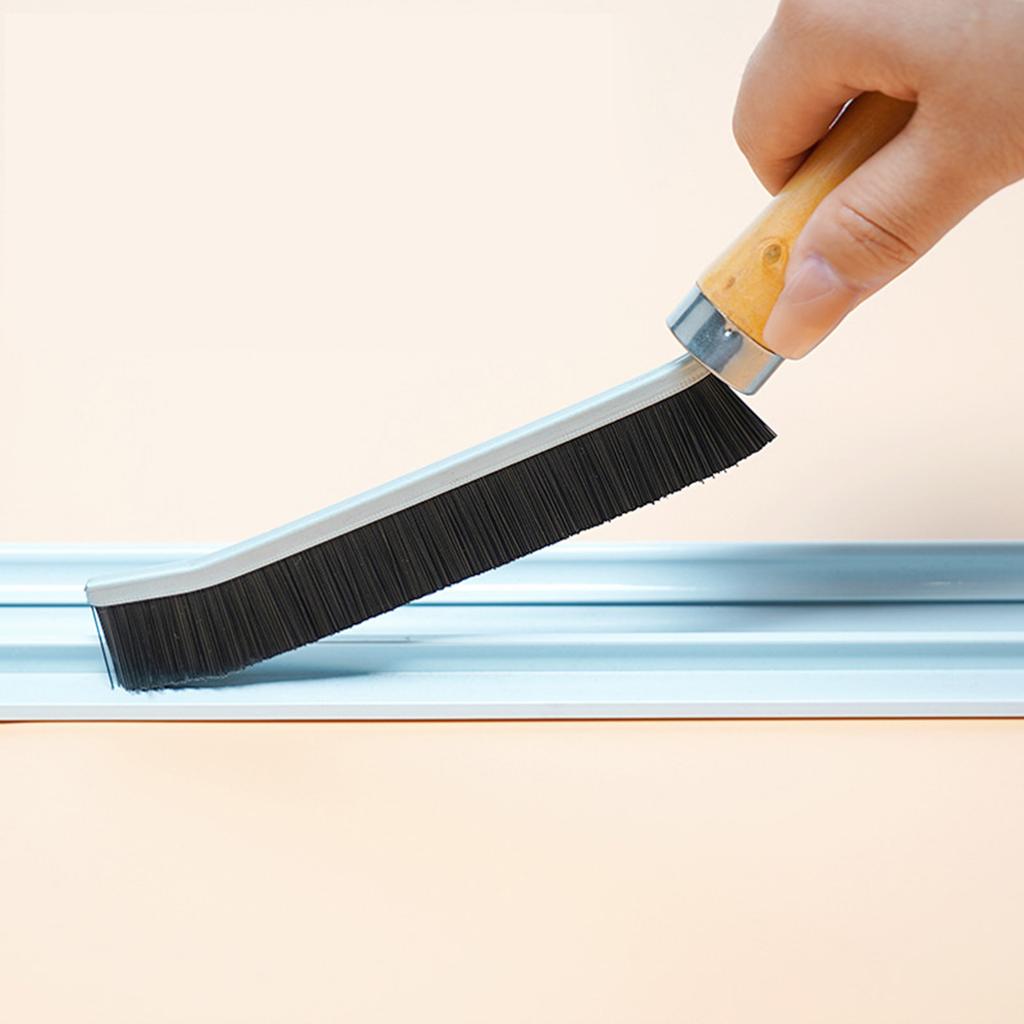 2Pcs Crevice Cleaning Brush Multifunction Gap Cleaning Brush Tool Bathroom Shower Groove Cleaner Brush with Hard Bristle