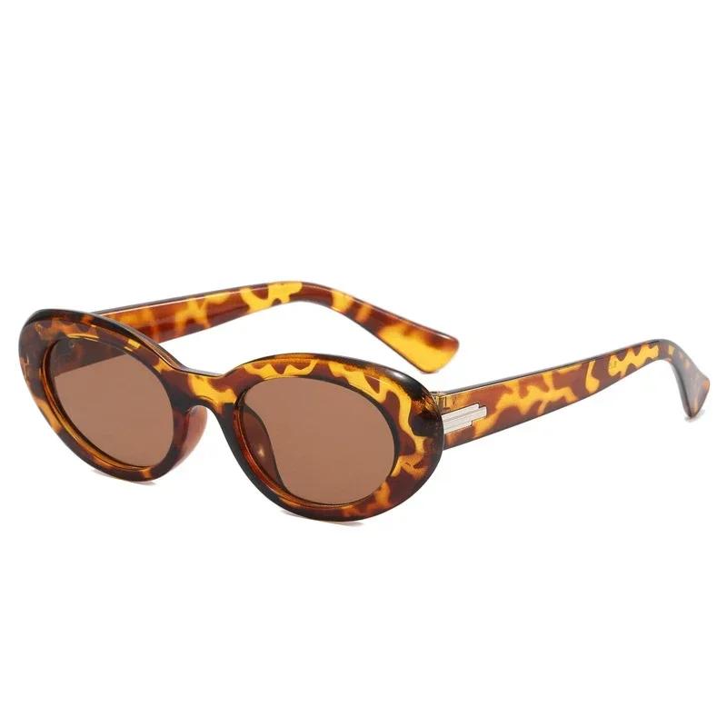 

Fashion Oval Sunglasses Luxury Women Brand Designer Vintage Sun Glasses Female Travel Retro Shade UV400 Eyewear Lentes De Sol multi леопардовий