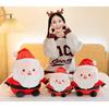 Plush Santa Claus Toy Cartoon Stuffed Animal Doll Room Decoration Kids Xmas Gift