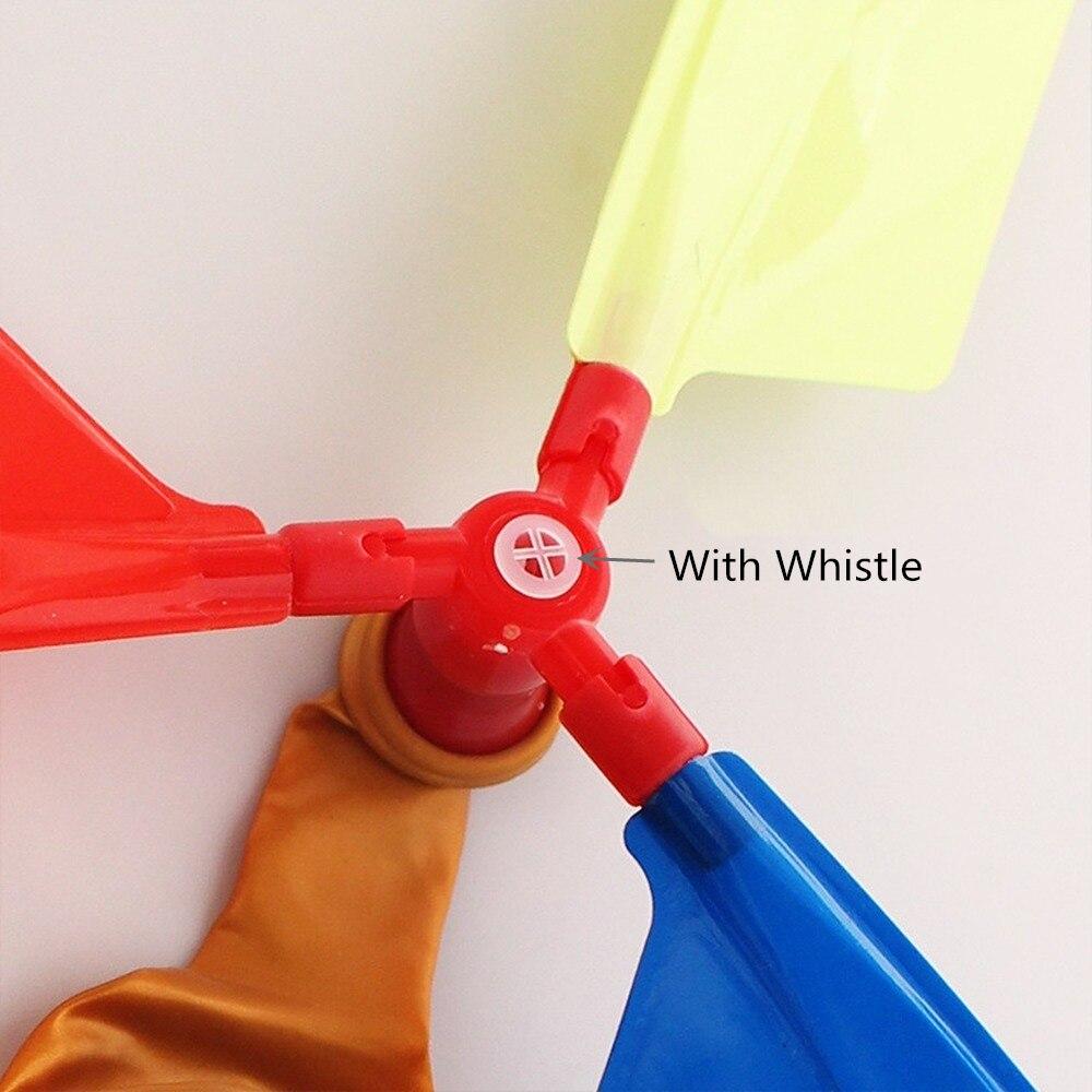 1Pcs Outdoor Toys Flying Inflatable Balloon UFO Traditional Classic Balloon Helicopter Fun Sports Children Play Flying Toys Ball