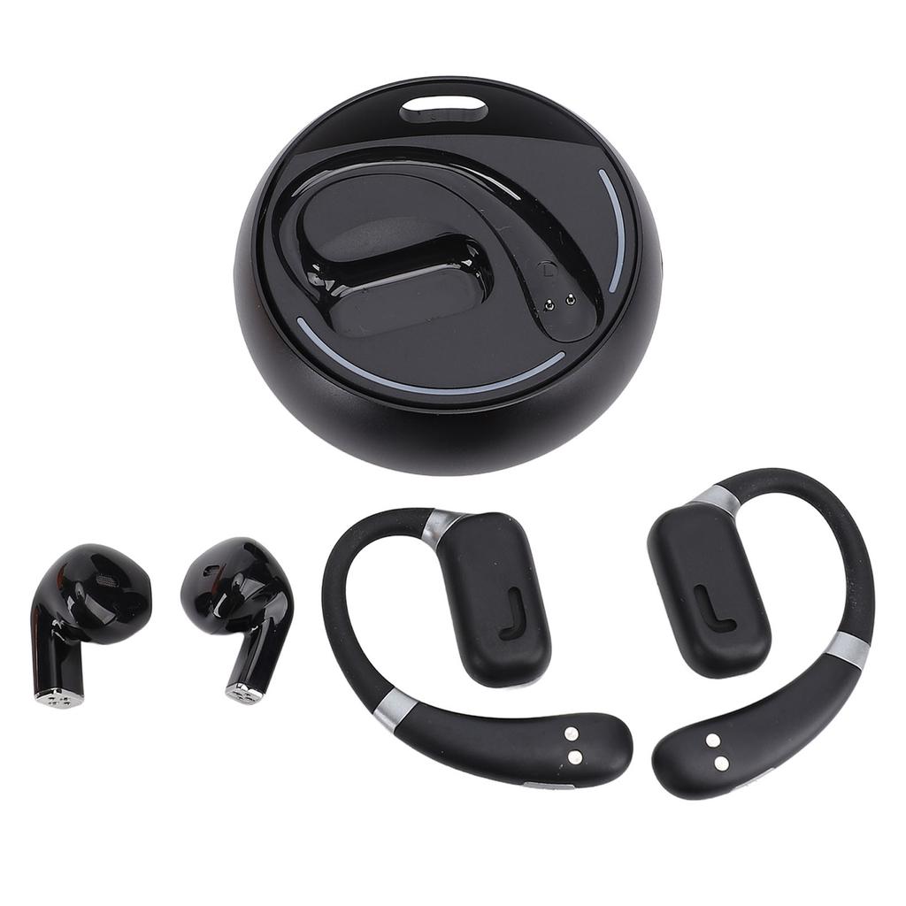 2 Pair Bluetooth Earphones AI Noise Reduction 0.06s Low Latency Long Battery Life Earhook Earphones
