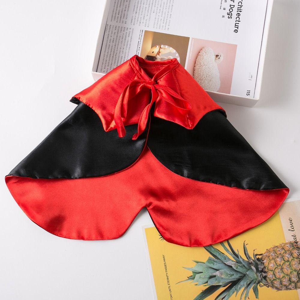 Stand-Collar Cat Cloak Adjustable Pet Cosplay Costume Classic Dogs Wizard Outfit Animals
