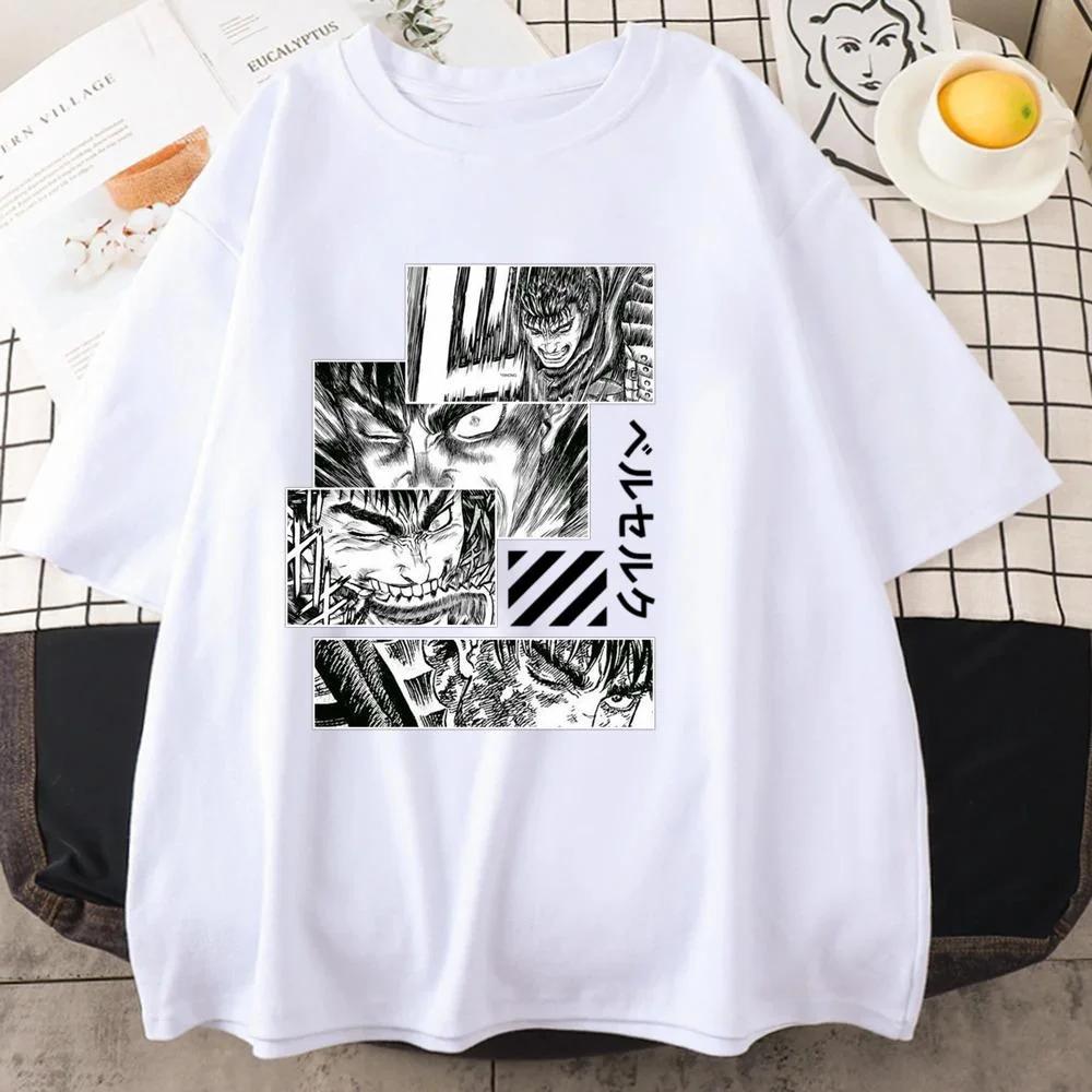 Anime Graphic Printed T-Shirt Men's Outdoor Street Cool Round Neck Short Sleeve Shirt Anime Harajuku T-Shirt Summer Sport Shirt