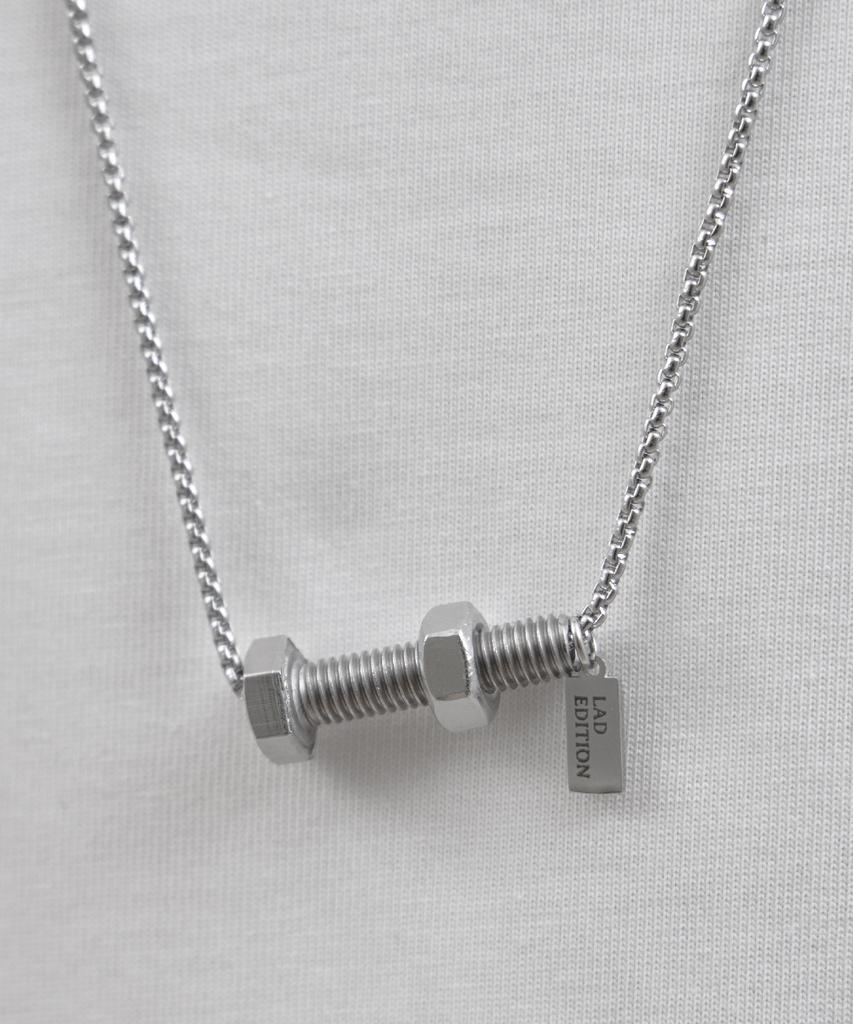 Lad Edition Lad Metal Bolt Nut Necklace