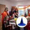 1Pc Halloween Wizard Hat Funny Witch Hat Witch Caps Wizard Costume Accessories for Carnivals Masquerades Party Cosplay