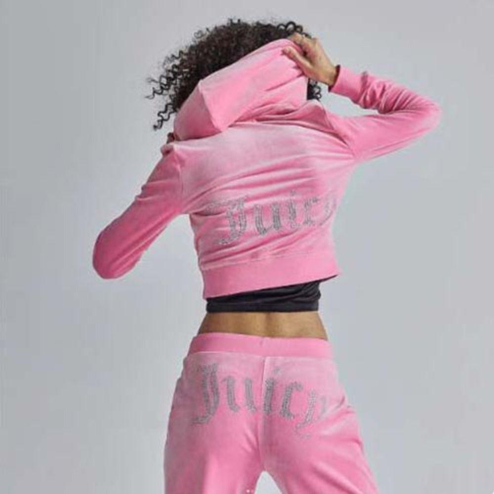 2Piece Sets Velvet Running Sets Long Sleeve Tracksuit Women Y2K Fashion Hooded Pants  Women