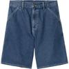 Solid Color Loose Fit Denim Shorts Men Shorts Blue I033333-01-06
