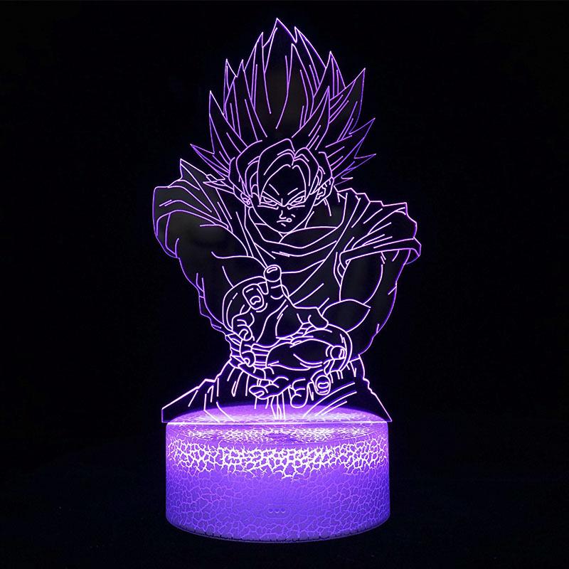 Anime Cartoon Character LED Night Light with Remote Control for Decorative Projection and Bedside Ambiance, Perfect Birthday Gift.